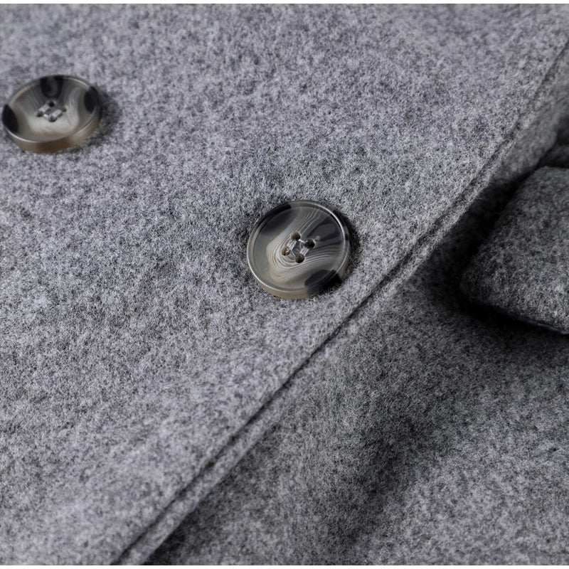 Eleganter Mantel aus Wolle